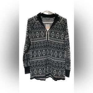 Eddie Bauer Quarter-Zip Fair Isle Sweater